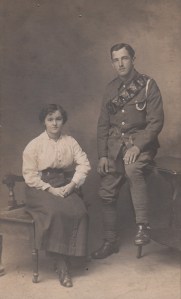 Scott Harold with fiancee Eva Alderson